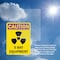 Signmission Radiation & Laser Sign, 10 in H x 7 in W, Plastic, Rectangle OS-2PACK-CR-P-710-V-10281 - alternate 7
